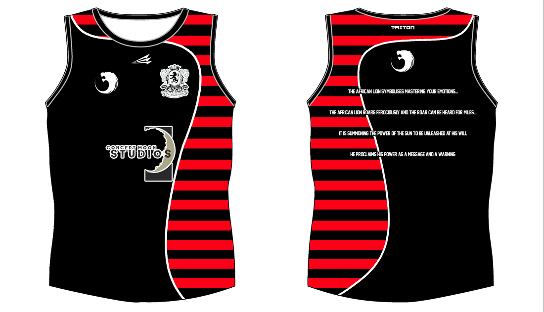 The Black Lion Custom Rugby Singlets - Custom Rugby Jerseys.net - The ...